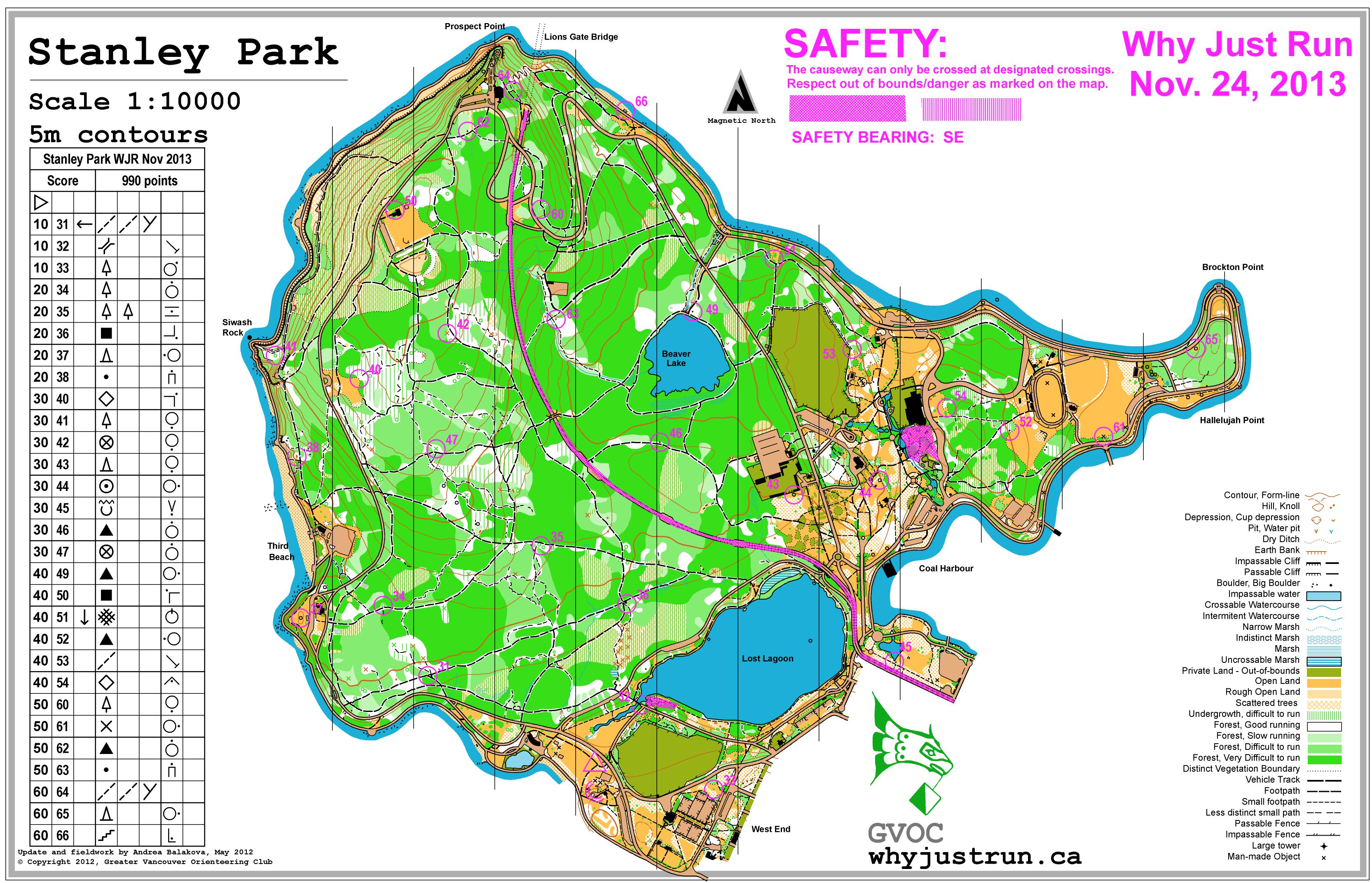 stanley park map