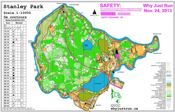 stanley park bike trails map