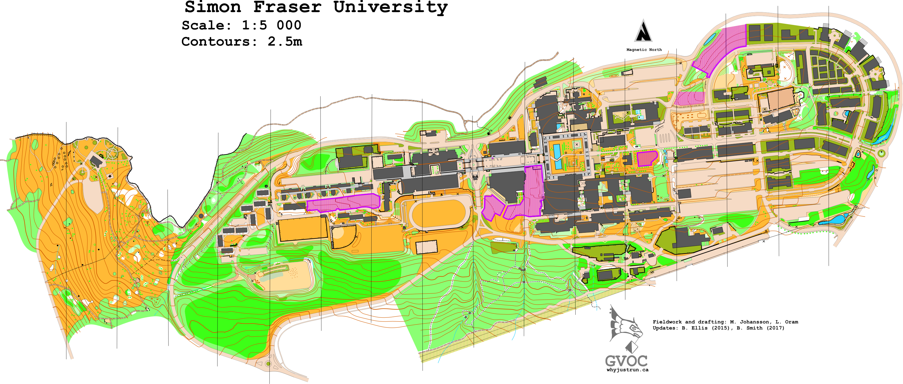 Simon Fraser University Map Simon Fraser University