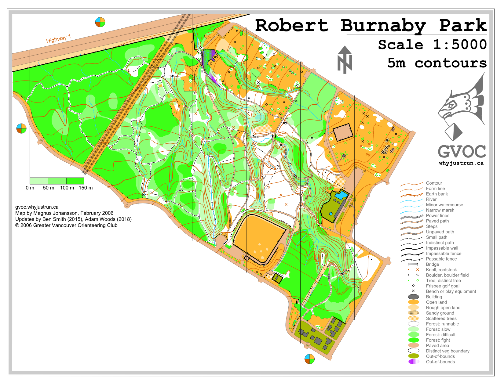 Robert Burnaby Park Map Robert Burnaby Park Map Information