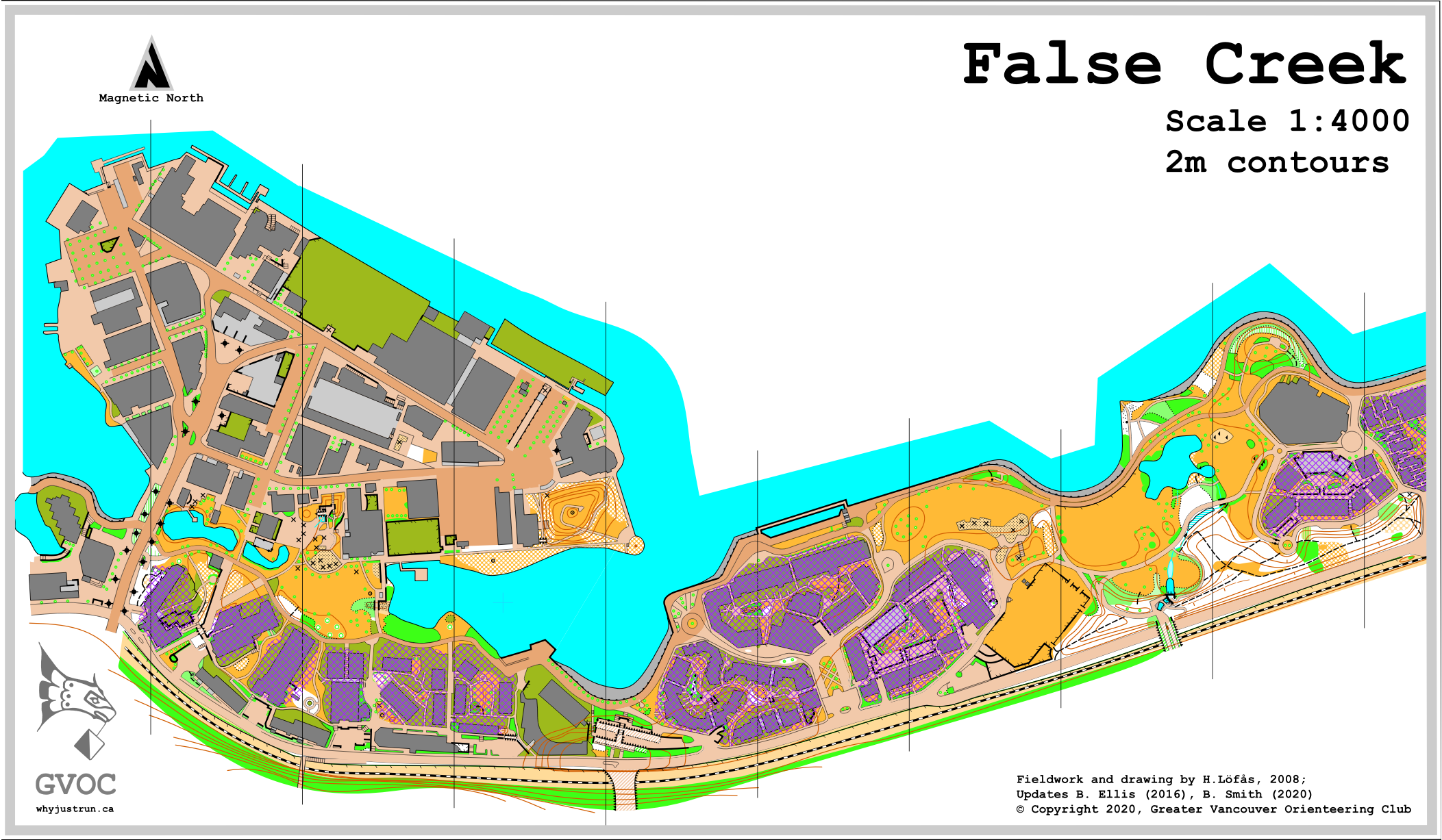 False Creek Vancouver Map False Creek Map Information